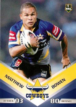 2010 Daily Telegraph NRL #37 Matthew Bowen Front